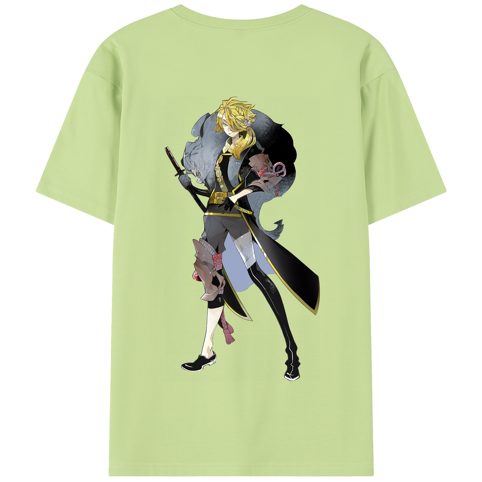 （画像用） 刀剣乱舞 Touken Ranbu 綿100％半袖Tシャツ（背面プリント）
